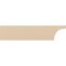 Ekena Millwork 4in. W x 8in. H x 36in. L Huntington Woodgrain TimberThane Rafter Tail, Primed Tan RFTUR04X08X36HUNRCPR - alternate 5
